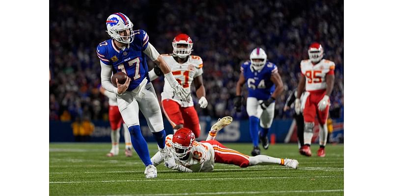 Josh Allen's 26-yard run seals Bills' 30-21 win over KC and ends Chiefs' bid for a perfect season