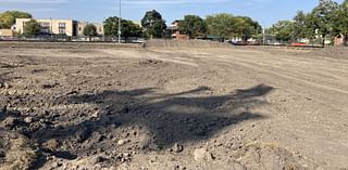 Foster School: Site work is finally under way