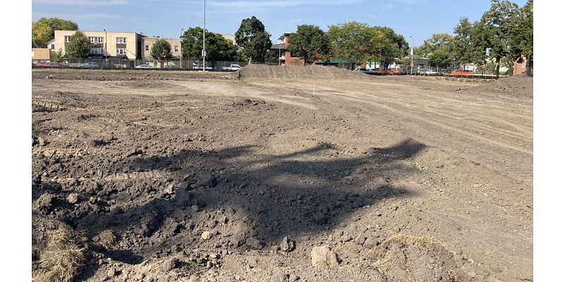 Foster School: Site work is finally under way