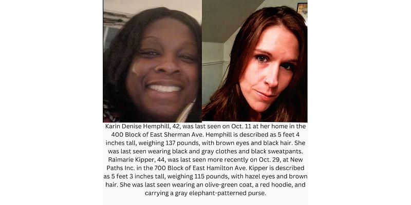 Two women reported missing in Flint, police ask for assistance