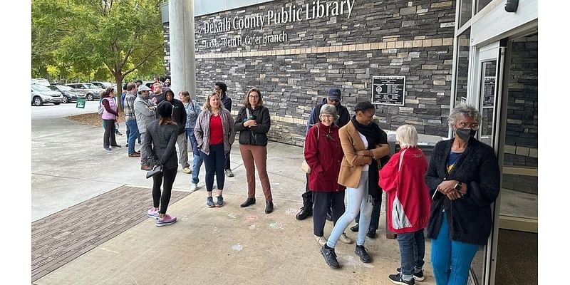 Jimmy Carter votes for Harris amid record early turnout in Georgia