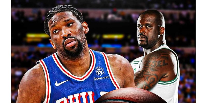 76ers' Joel Embiid draws harsh comparison to end of career Shaquille O'Neal