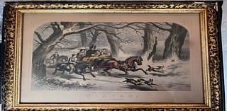 This American lithograph dates to the early 1860s. What is it worth?