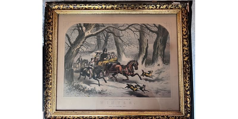 This American lithograph dates to the early 1860s. What is it worth?