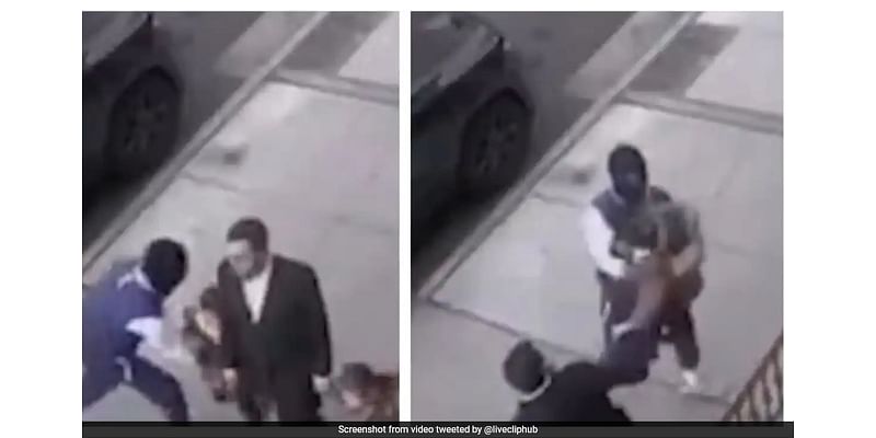 Video Shows Masked Man In New York Attempting To Snatch Child From Father's Arms