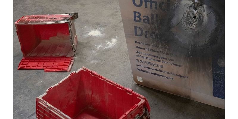 About 475 damaged ballots retrieved from burned drop box in Washington state, auditor says