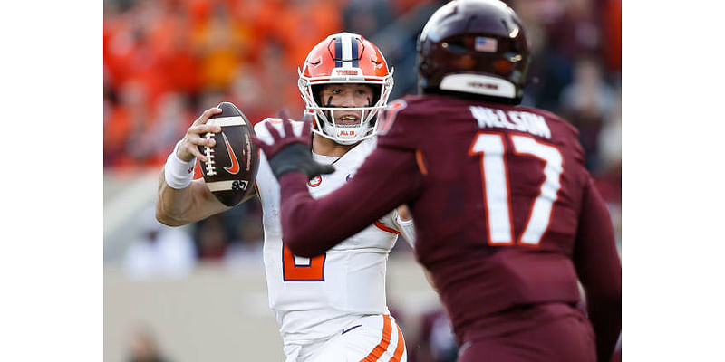 Klubnik tosses three 2nd half TD’s to lead Clemson past Virginia Tech, 24-14