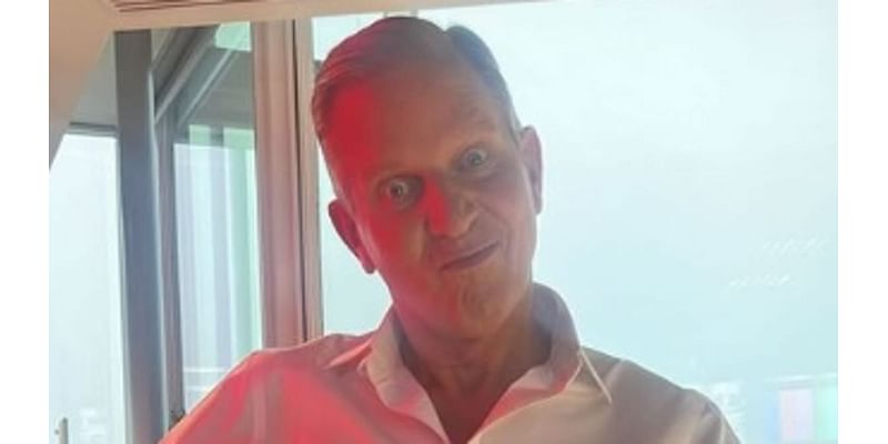 Jeremy Kyle, 59, wears a 'man nappy' after suffering from norovirus bug as he shares light-hearted snap