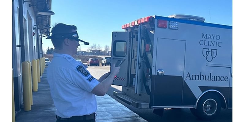 Mayo Clinic Ambulance Service tests telemedicine system that uses head-mounted cameras