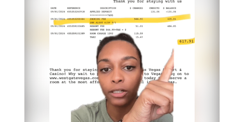 Woman Checking Out of Las Vegas Hotel Baffled by $500 Charge on Bill