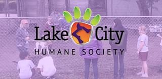 Lake City Humane Society on last bag of dog food, requests donations