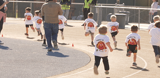 Families watch as kids race in Arroyo Grande's annual Turkey Trot Fun Run