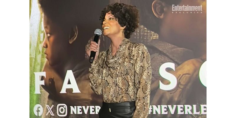 Halle Berry surprises fans at 'Never Let Go' 'distressed wig' screening