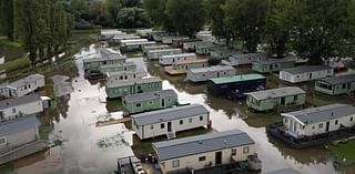 Work continues at twice flood hit holiday park