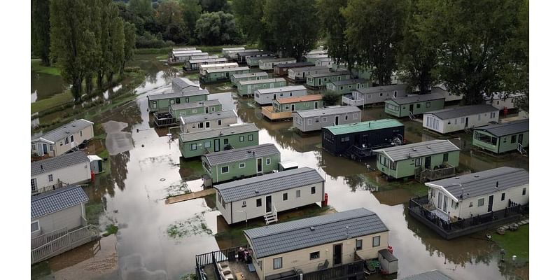 Work continues at twice flood hit holiday park