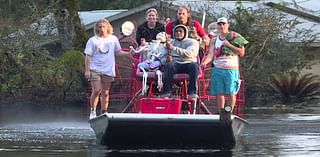 Pasco County man with airboat helping Ridge Manor residents still seeing flooding after Hurricane Milton