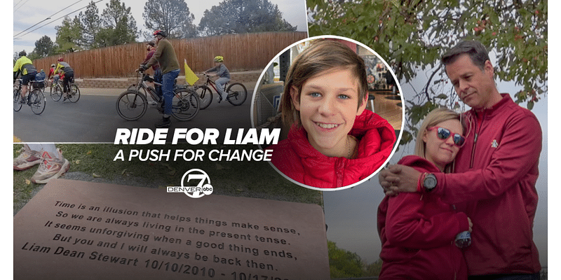 Ride for Liam: Littleton community honors seventh grade student who was killed while riding his bike to school