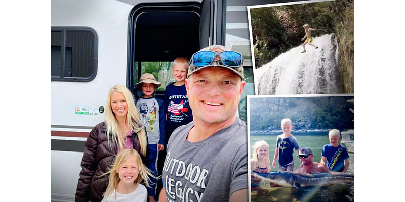 Illinois Dad Homeschools 3 Kids on Adventures—Cliff Jumping, Carp Shooting to Raise ‘Brave’ Kids