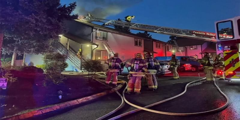 Bathroom fan sparks Beaverton apartment fire; Family of 3 lose home