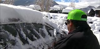 Drivers make unplanned stops at hotels in Colorado's mountains due to troubles on Interstate 70 during snowstorm