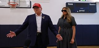 Melania Trump's Election Day outfit mocked for telling detail as she casts her vote with Donald