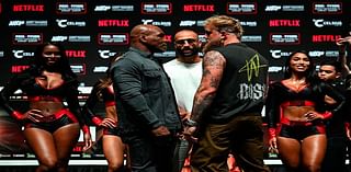 ‘You talkin’ to me? I’m just happy to be here’ – Mithered Mike Tyson gets game face on for Jake Paul showdown