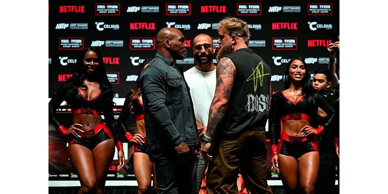 ‘You talkin’ to me? I’m just happy to be here’ – Mithered Mike Tyson gets game face on for Jake Paul showdown