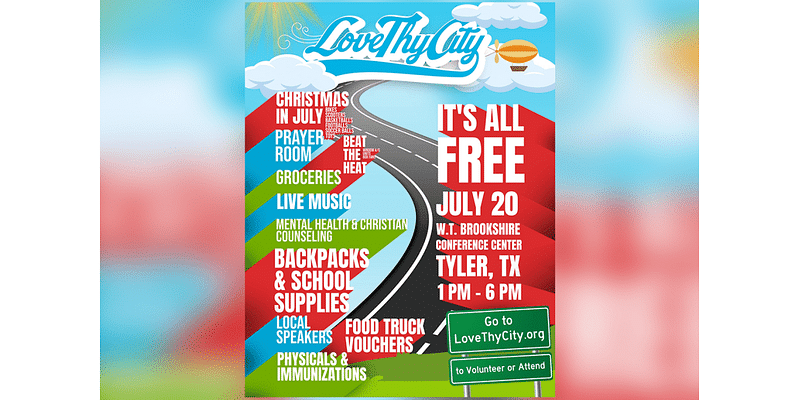 Tyler community event Love Thy City to take place in mid-July