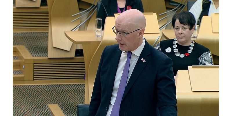 Scots go to war over Trump: SNP leader John Swinney is slammed by furious Green ally for sending congratulations to 'racist and misogynist' president-elect