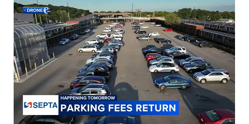 After 4 years, SEPTA to reinstate phased-in parking fees on Monday