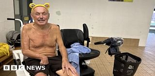 Lincoln man can't walk anymore but swims three times a week