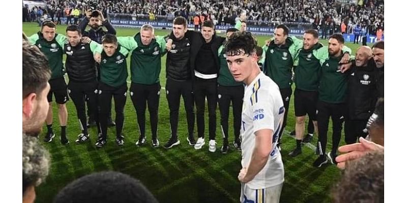 Leeds fans RAGE against new owners 49ers as they appear set to 'force out' England youth captain Archie Gray - nephew of legend Eddie - in 'embarrassing' PSR deal... as Brentford bid is rejected