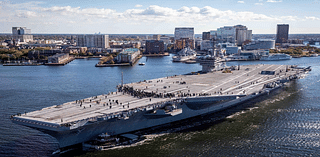 Photos: USS George H.W. Bush leaves Norfolk for tests