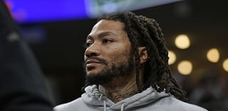 Basketball stars Derrick Rose, Angel Reese at Bears-Panthers game