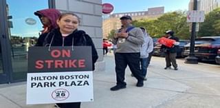 Boston hotel workers open-ended strike begins at two of busiest Hilton hotels in the city