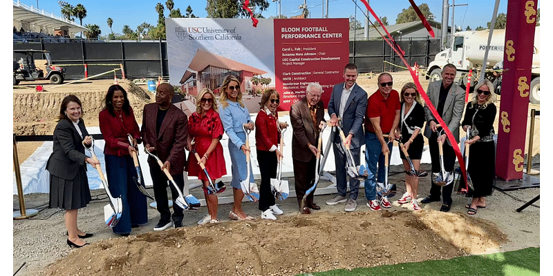 USC Breaks Ground on Bloom Football Performance Center