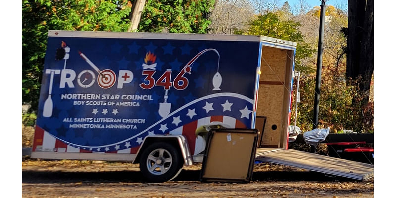 Local scout troop trailer stolen from Minnetonka church parking lot