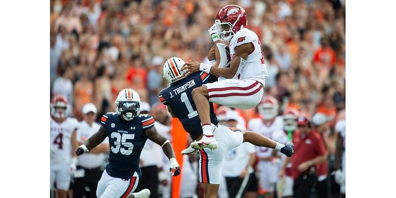 QB Taylen Green uses legs to help Arkansas get past Auburn