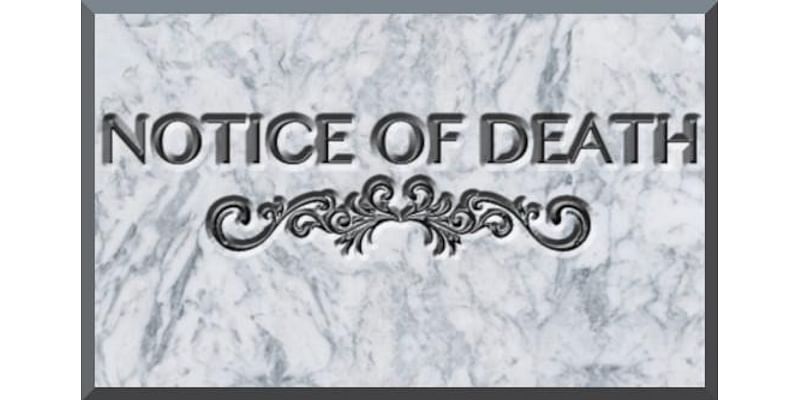 Notice of Death – September 23, 2024