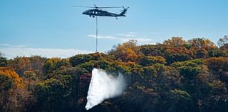 Tablet-controlled robotic Black Hawk helicopters fight fire in thrilling tests