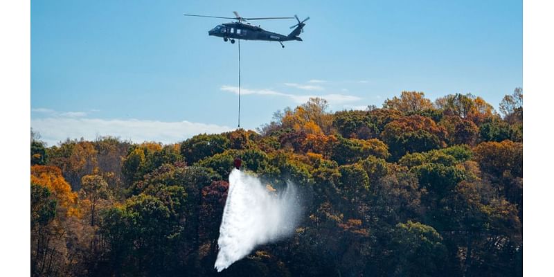 Tablet-controlled robotic Black Hawk helicopters fight fire in thrilling tests