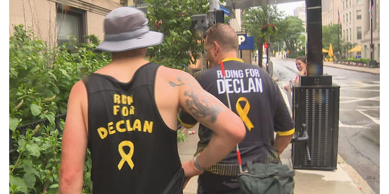 Biker and runner raises money for Boston hospital treating Sarah Wroblewski's son Declan