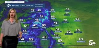 A sunny and mild Veteran's Day weekend ahead in southern Colorado