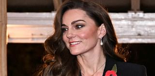 Kate Middleton chooses jewels with a deep family connection at Festival of Remembrance - including Princess Diana's sapphire ring and pearl earrings and a winged brooch tribute to her grandfather