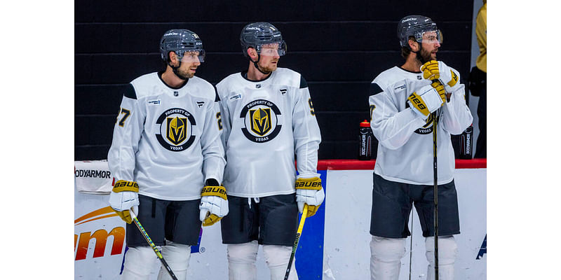 Knights open training camp with intriguing new lines, defense pairs