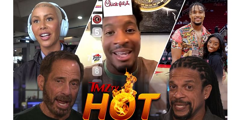 TMZ TV Hot Takes: Amber Rose Says Haitians Are Eating Pets, Simone Biles, Jameis Winston