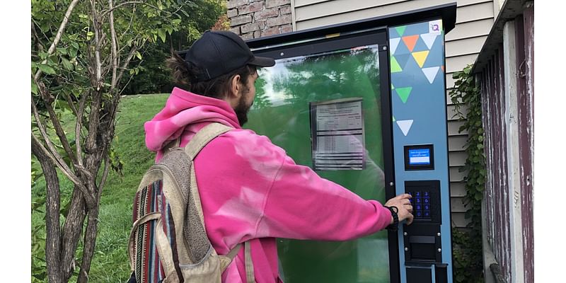 Instead of sodas, these vending machines offer needles and Narcan to fight overdoses