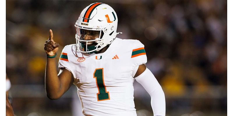 CFB Week 6 Takeaways: Miami Survives Wild, Upset-Filled Saturday