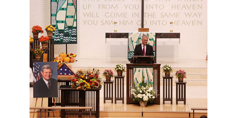 Funeral mourners recall Tim Johnson’s hard work, humor, faith and devotion to family