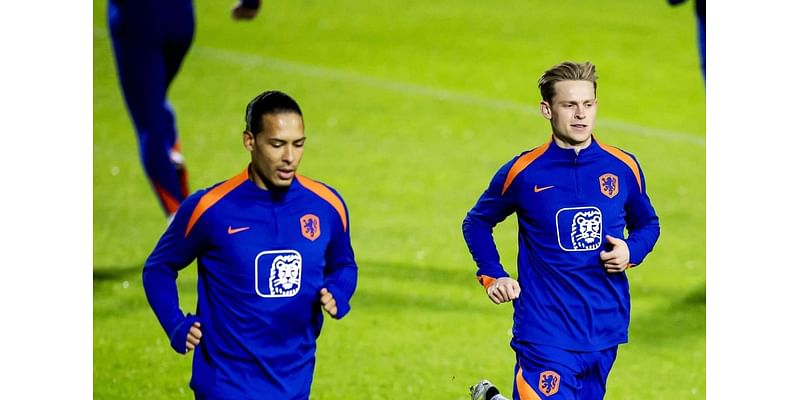 Virgil van Dijk and Frenkie de Jong out of Netherlands squad on ‘medical grounds’